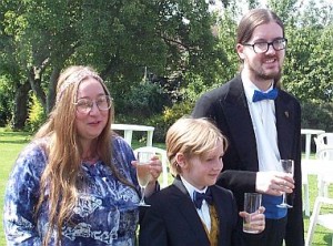 Jo, Emmet and Sasha, July 28th 2001